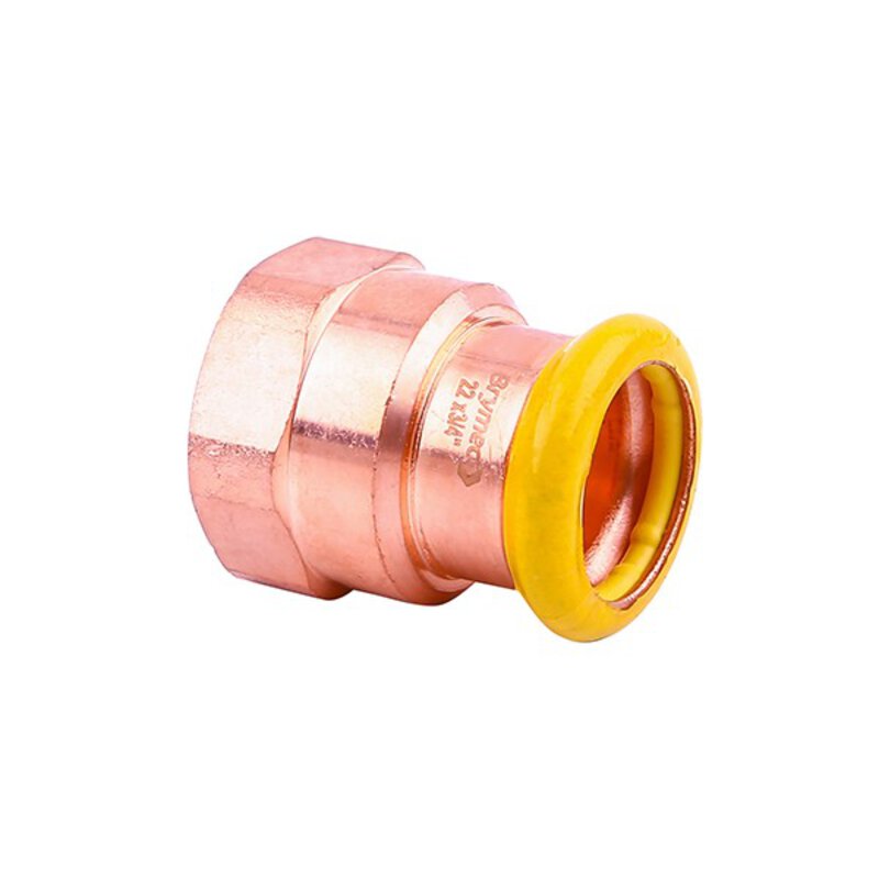 15mm x1/2" Female Iron Adaptor Gas Copper-Press (M-Profile)