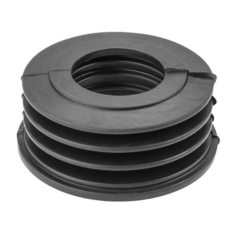 63mm -  2" (56mm) Rubber Boss Reducer Grey Solvent Waste