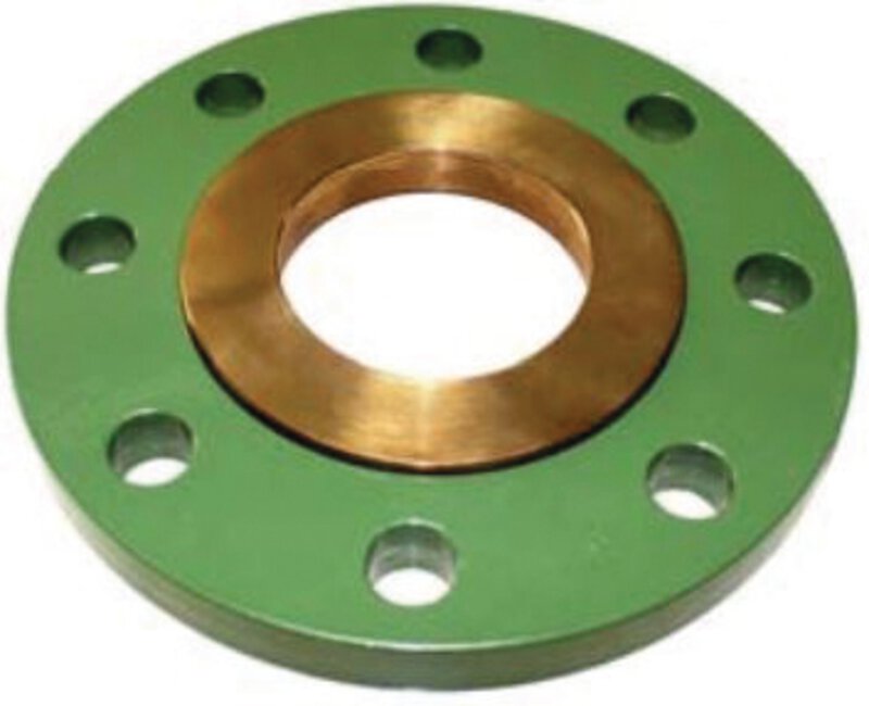 67mm x 2 1/2" Bi-Metal Flange End Braze Bronze Collar PN16