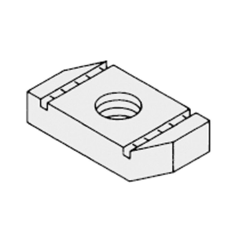 M8 No Spring Channel Nuts - CNP8 (Pk100)