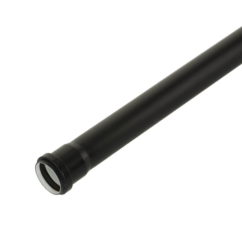 110mm x 3m VOX Acoustic dB12 Single Socket Waste Pipe