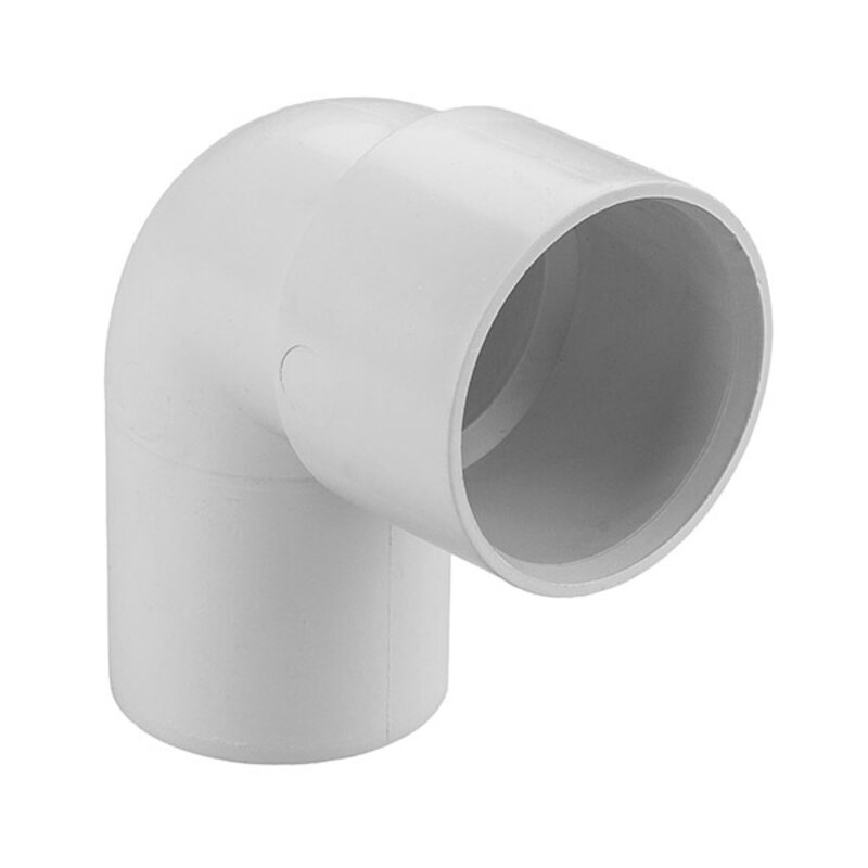 1 1/4" / 32mm 92.5 MxF Spigot Bend White Solvent Waste