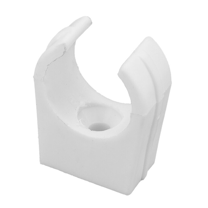 3/4" White Overflow Pipe Clip 