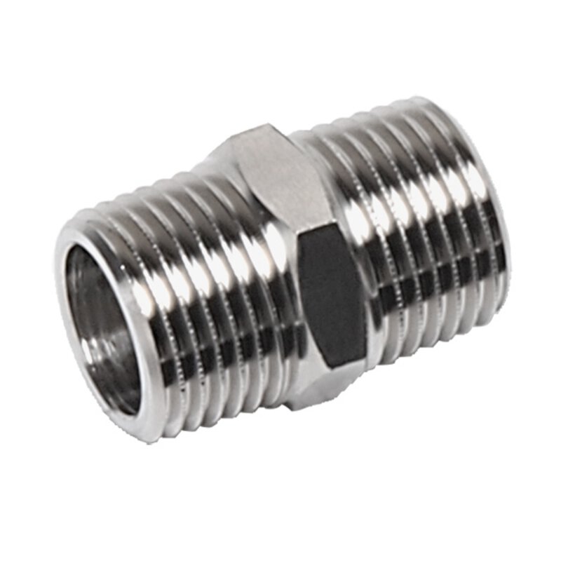 3/8" Stainless Hexagon Nipple (316/A4)