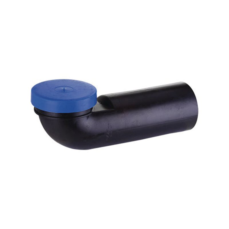 110mm 90° HDPE WC Adaptor c/w protective cap