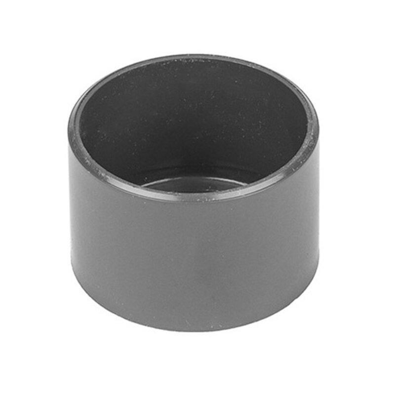 2" / 50mm Socket Plug End Grey Solvent Waste