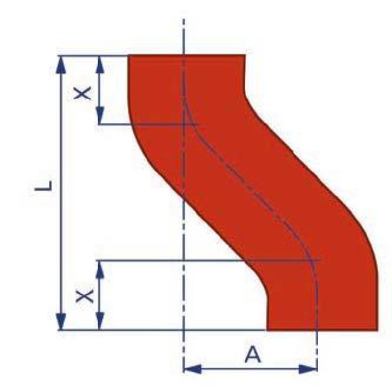 CIS 100mm x 65mm Offset Cast Iron Fitting