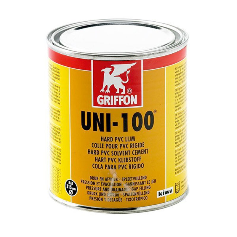 Griffon UNI100 PVC Solvent Cement 250ml (with brush)