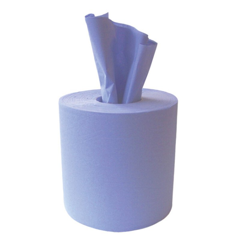 Centre Feed Paper Towel - Blue (Single Roll)