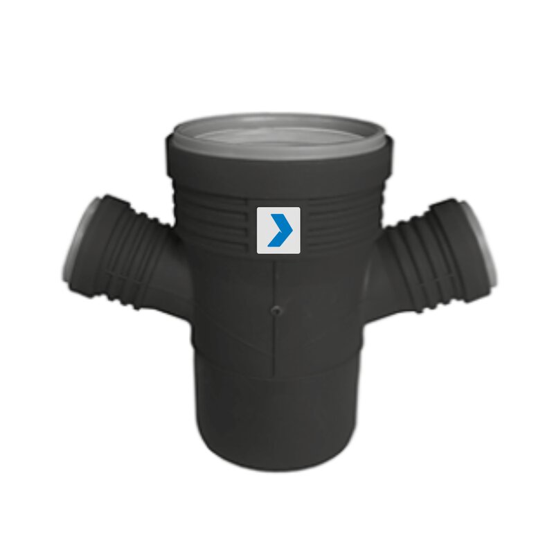 110 x 50mm 67 Reducing Double Branch - 3 Socket VOX Acoustic dB12 Waste Fitting