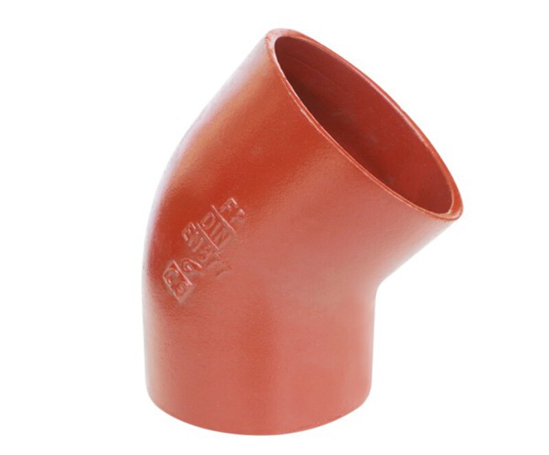 CIS 250mm x 45 Bend Cast Iron Fitting