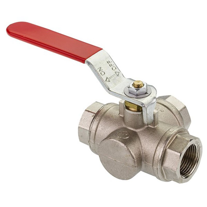 22mm Press Fit DZR Brass Ball Valve - M Profile PN16