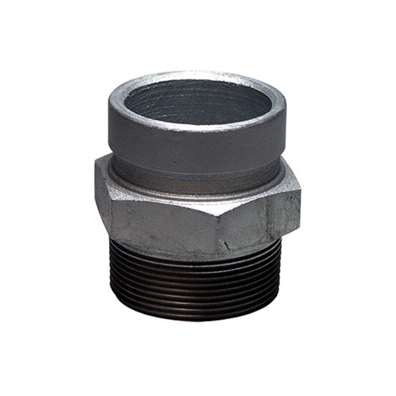 1 1/4" Grinnell 304 Male Nipple Grooved Adaptor GALV