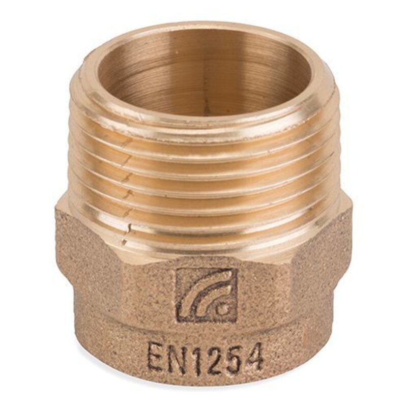 15mm x 1/2 Bronze Male Iron Adaptor