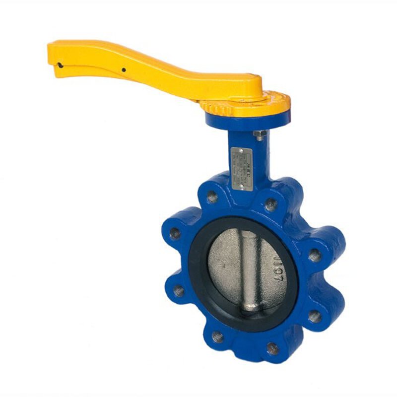 2 1/2" Ductile Iron Lugged & Tapped Butterfly Valve (GAS)