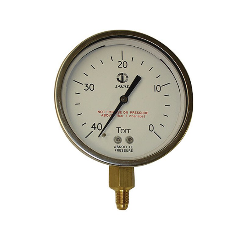 Absolute Vacuum Gauge 100mm 0-40 Torr