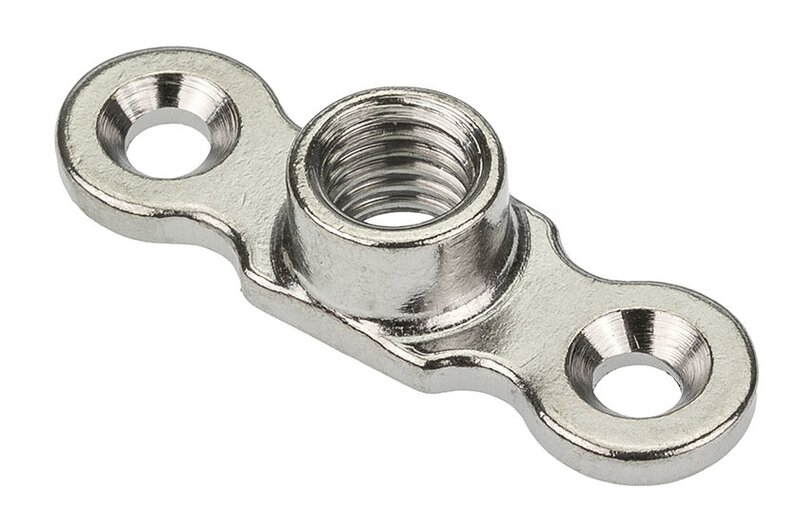 M10 Female Chrome Plated Back Plate