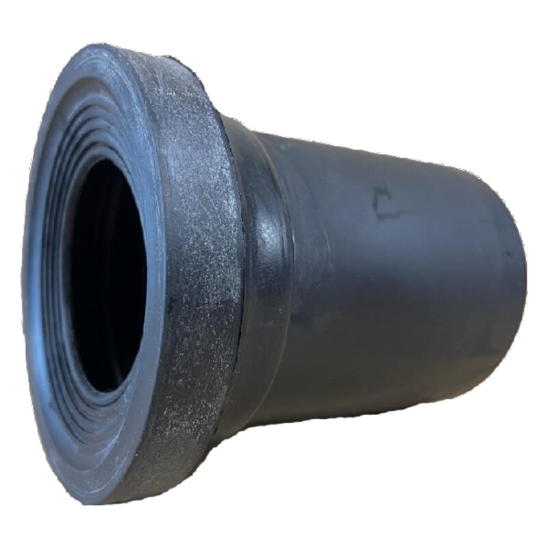 110mm Straight HDPE WC Back to Wall Pan Connector 160mm long
