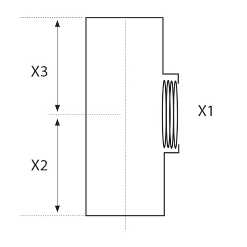 CIS 150mm x 2" BSP Double Boss Pipe