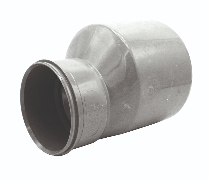 6"/160mm Reducer to 4"/110mm Solvent Grey