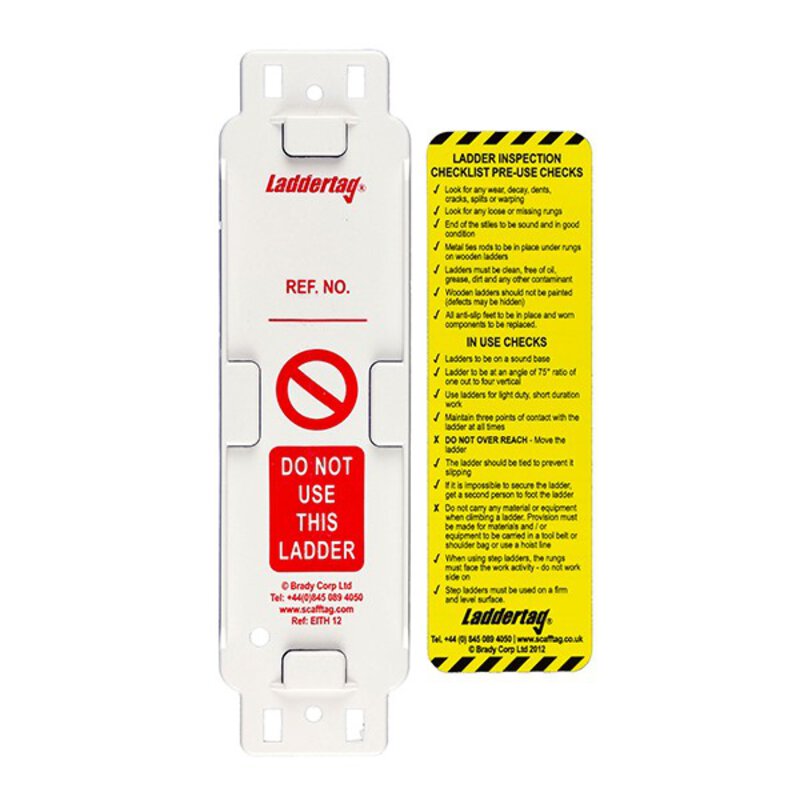 Scafftag Laddertag System - Holder & Card