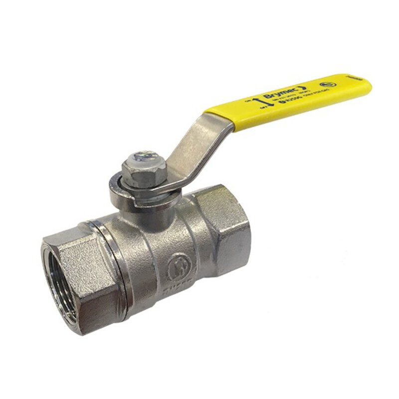 3/8" F X F Yellow Lever Ball Valve