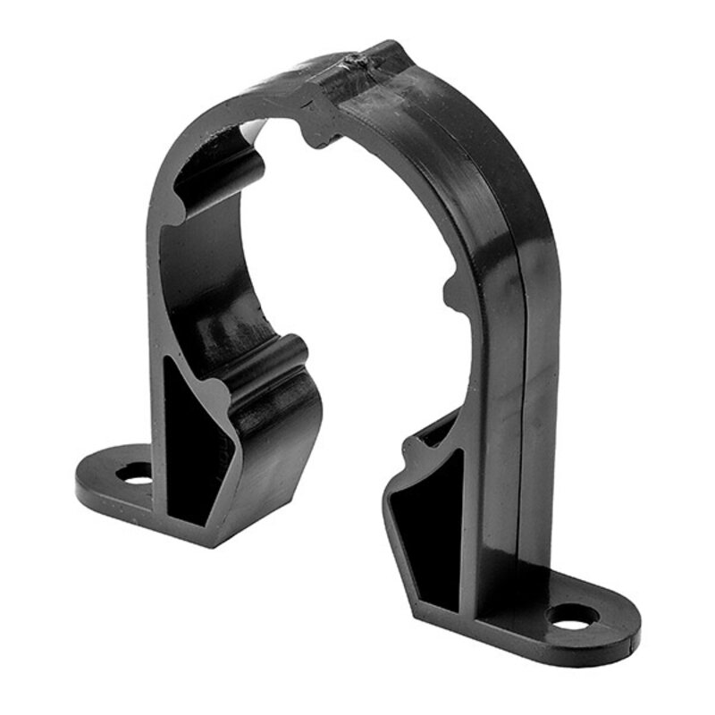 1 1/2" / 40mm Pipe Clip Black Solvent Waste