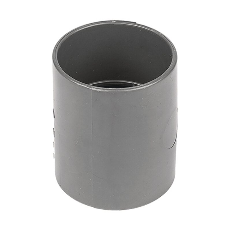 1 1/4" / 32mm Straight Coupler Grey Solvent Waste