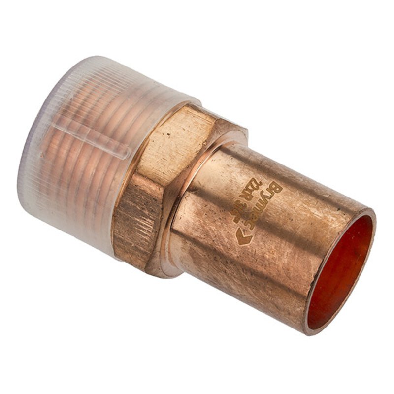 15mm x 1/2" Copper-Press Plug- In Male Adapter (M-Profile)