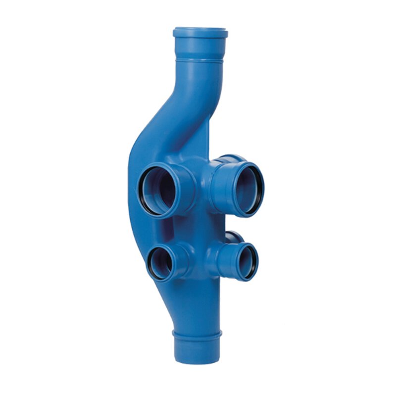 110mm Triplus Ventilation Branch Centre&Left(2x110+75mm)