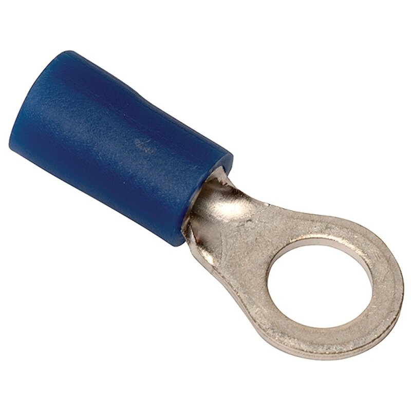 Ring Terminals Blue - 4.3mm (Pk100)