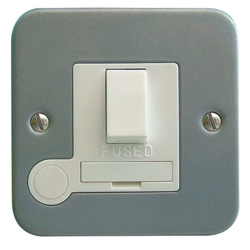 Metal Clad Isolator - 13 Amp Switched Fused Spur