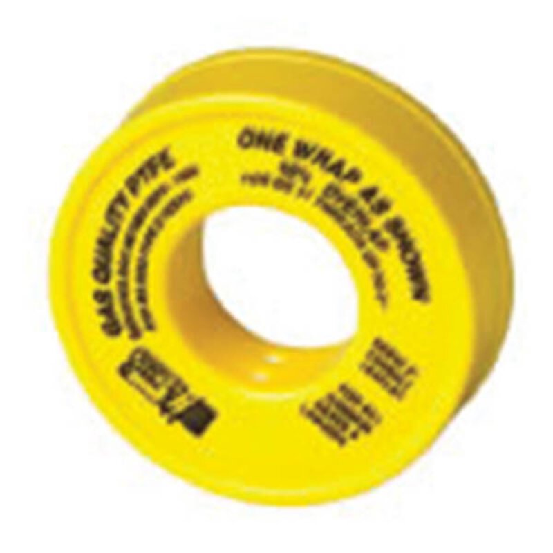 PTFE Gas Tape BS6920 (Suitable for Gas) 12mm x 5m x 0.2mm