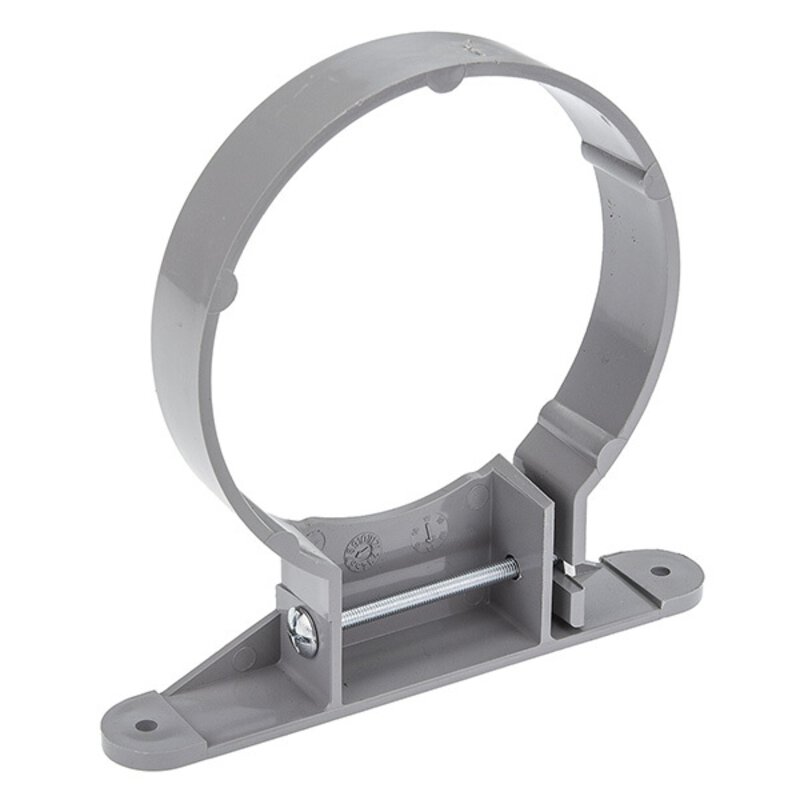 4"/110mm Pipe Clips to suit Solvent Grey pipe