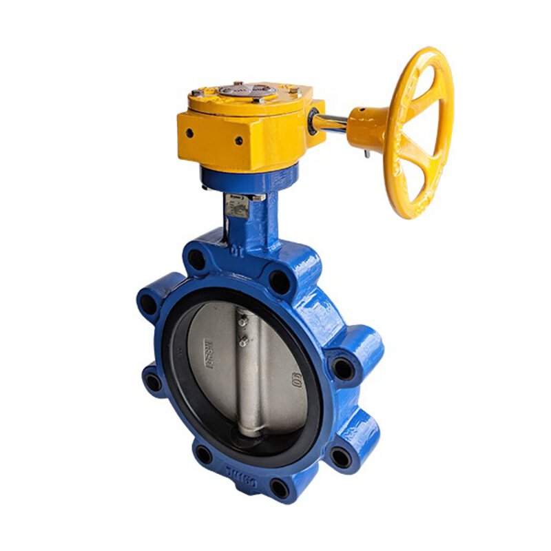 6" Ductile Iron Lugged Gear Operated Butterfly Valve (GAS) 