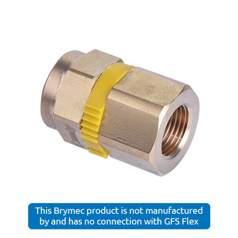 Brymec CSST DN15 - 1/2" BSPP Female Straight Adaptor