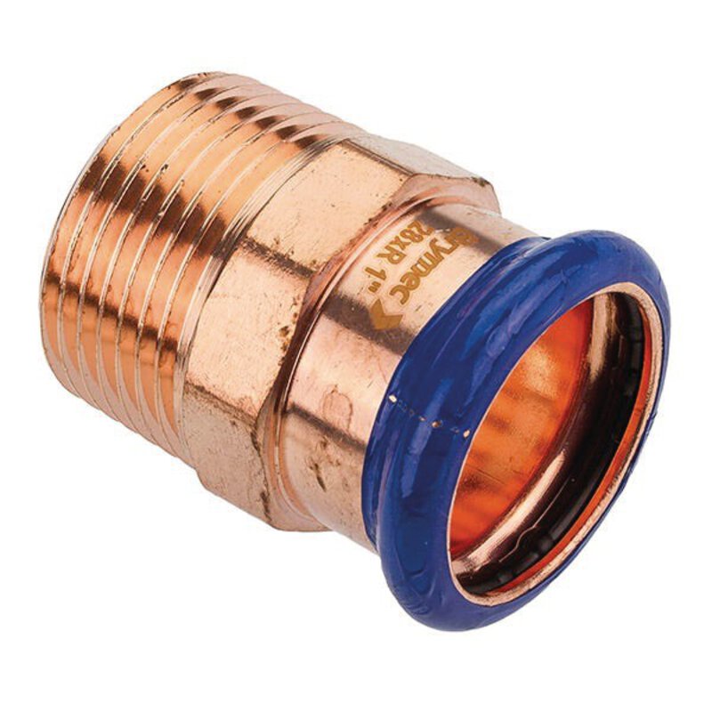 22mm x 3/4" Copper-Press Male Iron Adaptor (M-Profile)