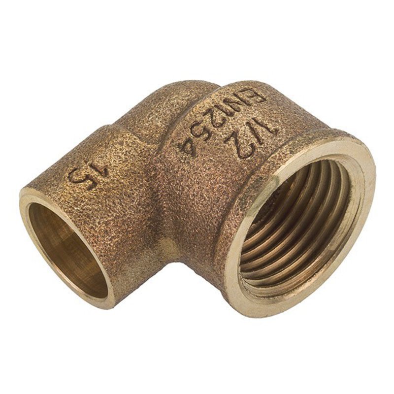 End Feed 28mmx1" Female Iron Elbow