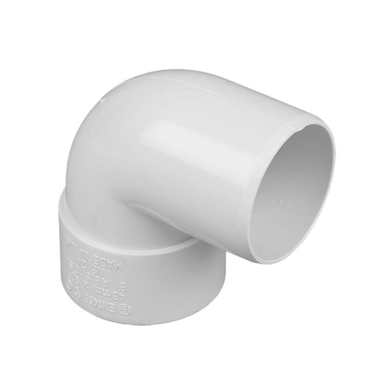 1 1/4" / 32mm 92.5 MxF Spigot Bend White Solvent Waste