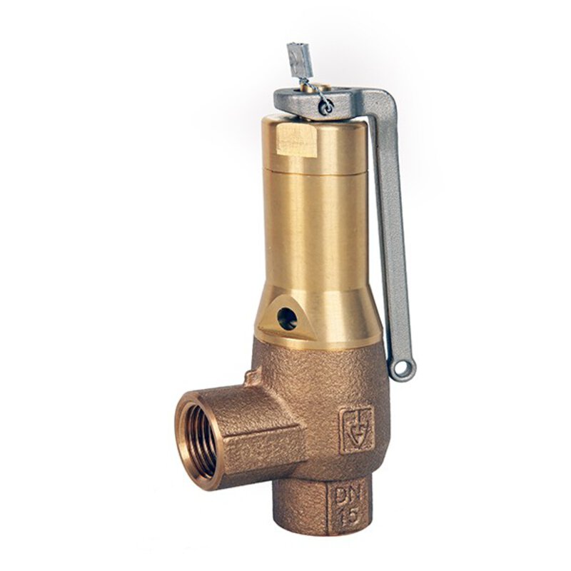 1/2" 5.0Bar Safety Pressure Relief Valve Bronze