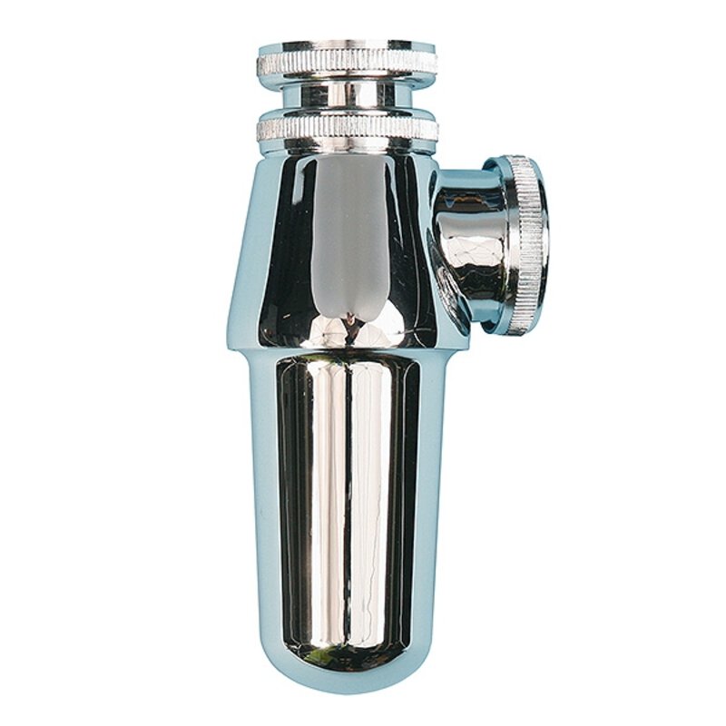 38mm / 1 1/2" Chrome Plated Bottle Trap