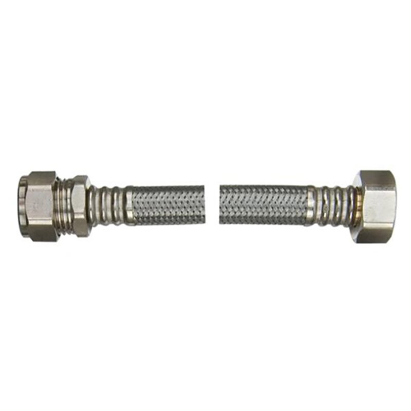 15x1/2"x30cm 10mm Bore Std Flexible Tap Connector
