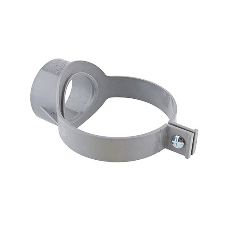 4"/110mm Strap Boss 63mm Outlet - Ring Seal Grey