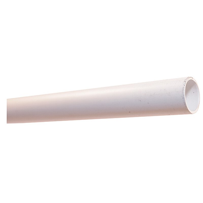 3/4" / 22mm x 3m Pipe White Solvent Overflow