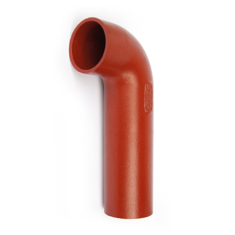 CIS 100mm 88° Bend Long Spigot Cast Iron Fitting