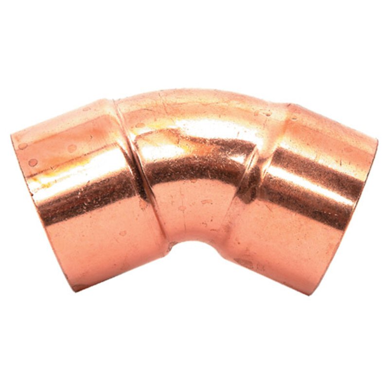 1 5/8 45 Degree Copper Elbow 