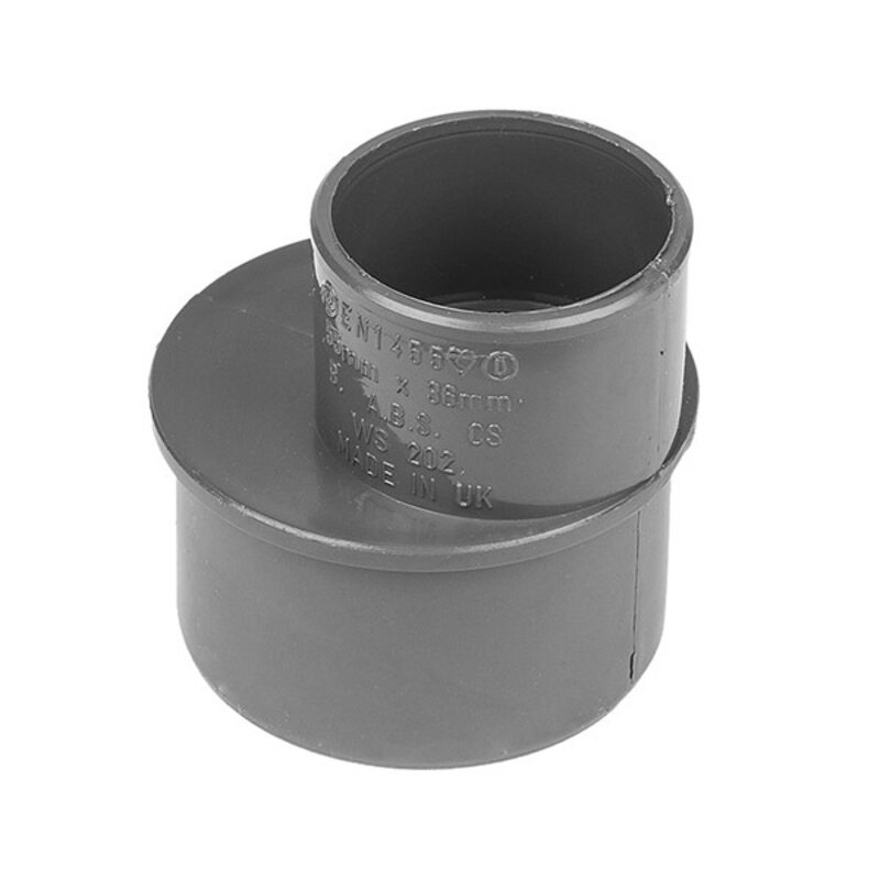 1 1/2-1 1/4" / 40-32mm Reducer Grey Solvent Waste