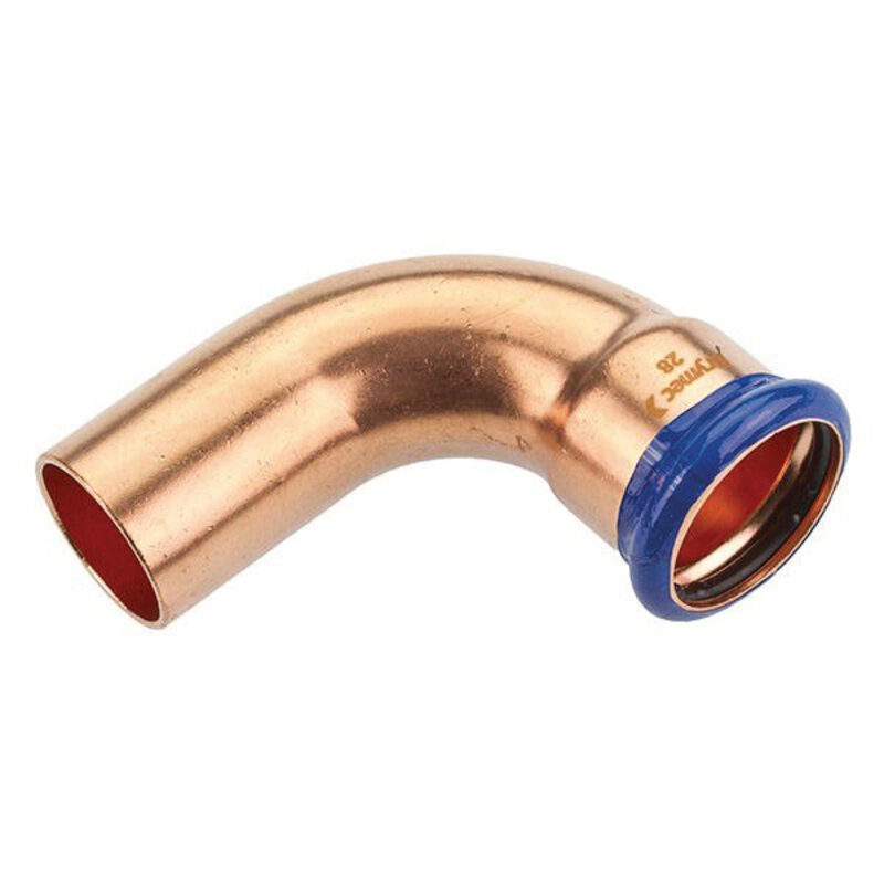 76mm Copper-Press 90° M/F Bend (M-Profile)