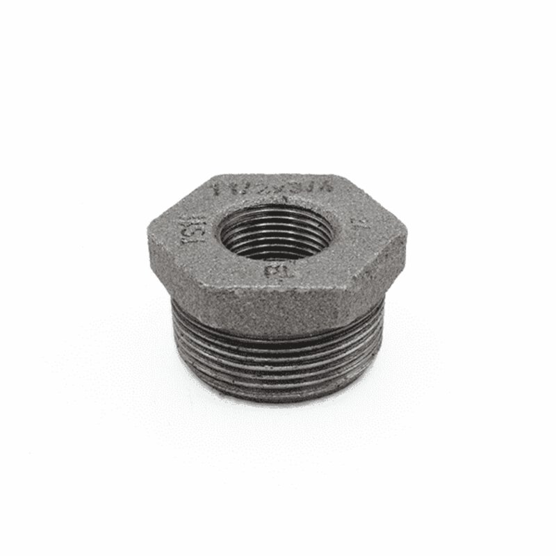 1/2 x 3/8" Galv Reducing Hex Bush 140/241/N4
