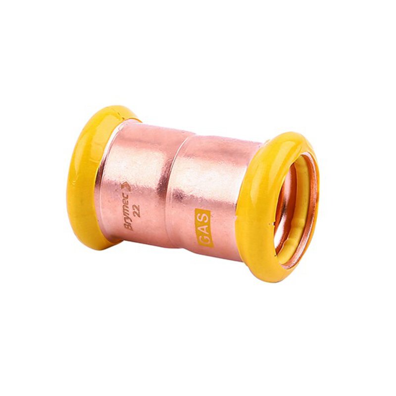 28mm Coupling Gas Copper-Press (M-Profile)